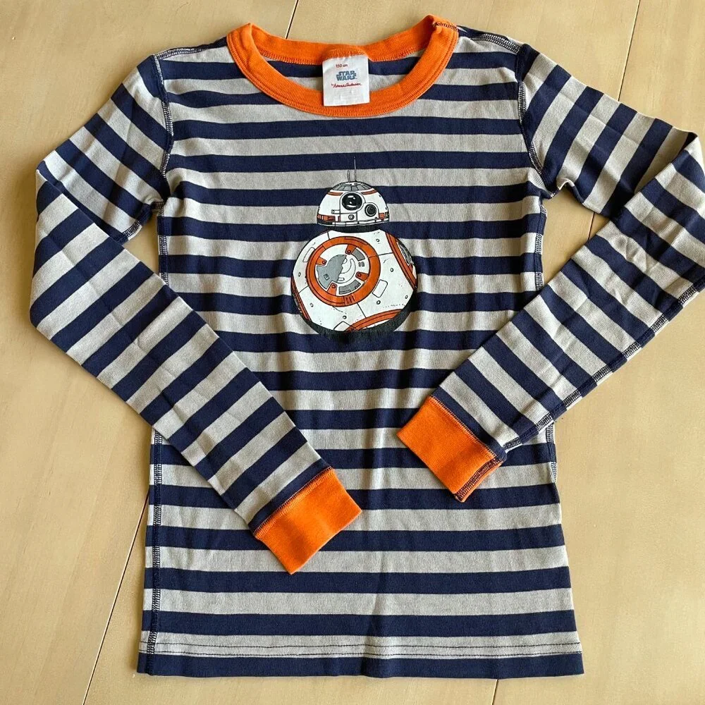 Hanna Andersson Disney Star Wars BB8 Organic Cotton PJs Pajamas Set‎ - Sz 12